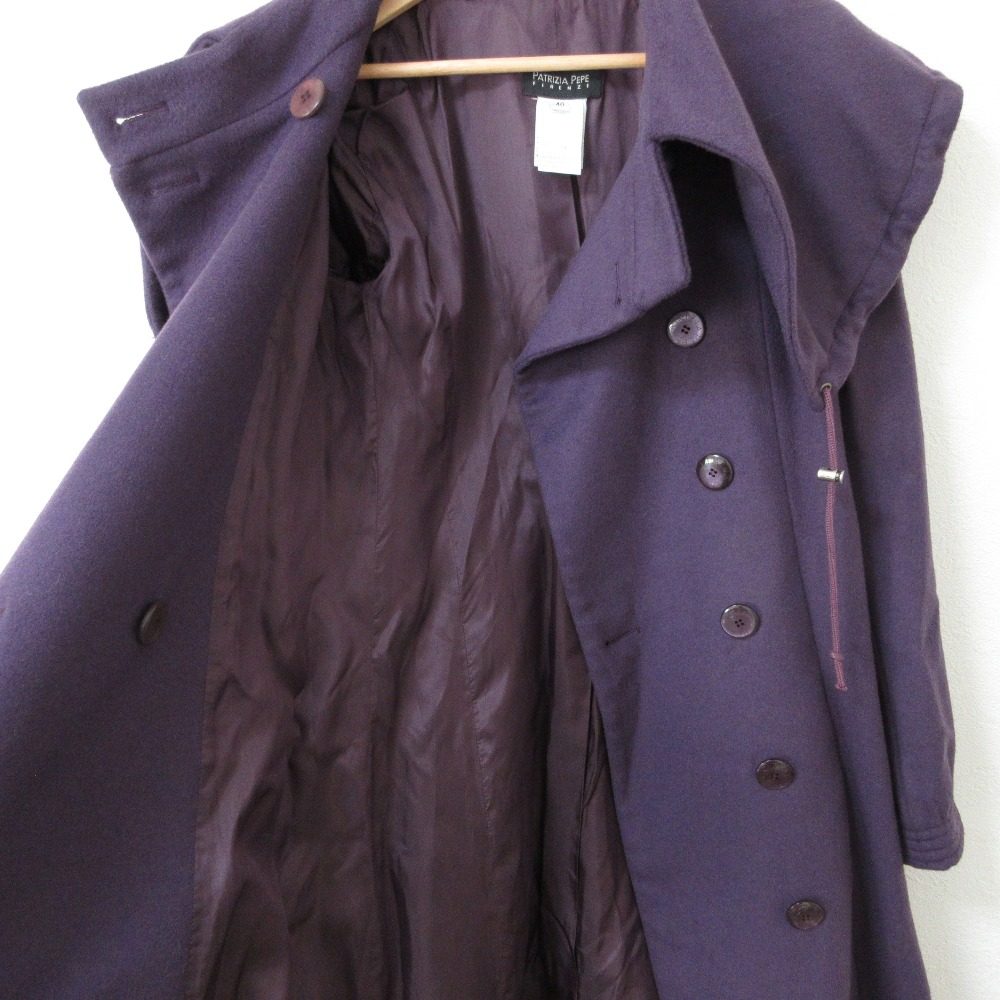 PATRIZIA PEPE カシミヤ ブレンド ロング コート