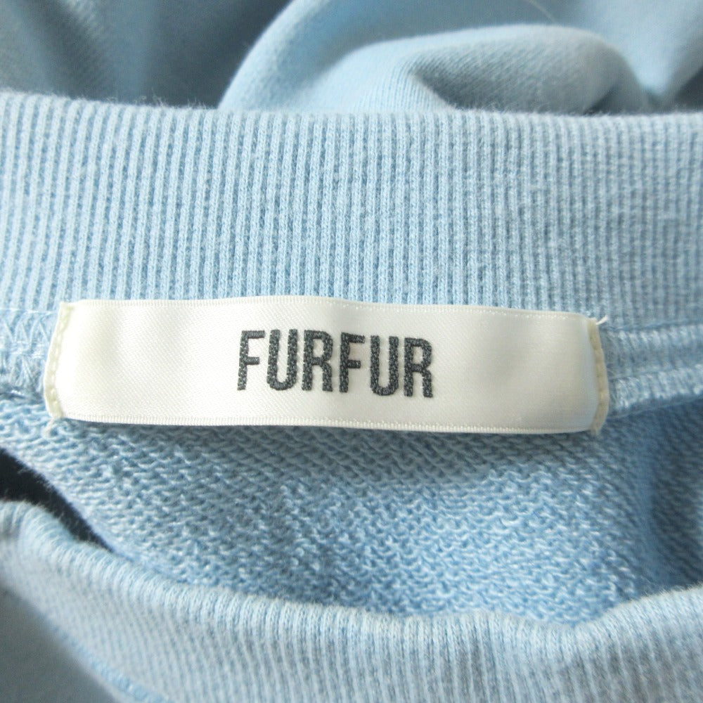 FURFUR ロゴ 刺繍 ロング ドレス