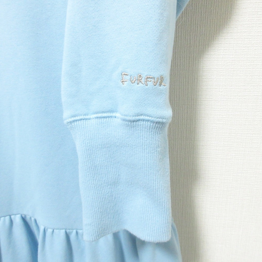 FURFUR ロゴ 刺繍 ロング ドレス