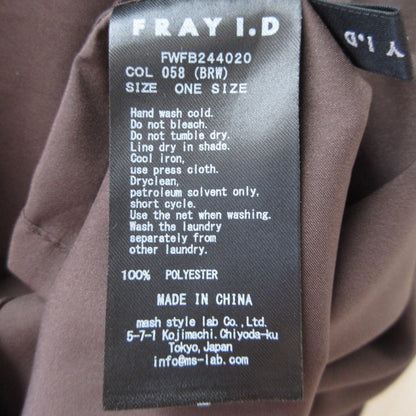 FRAY I.D ノースリボウタイギャザーブラウス 2wayシャツ