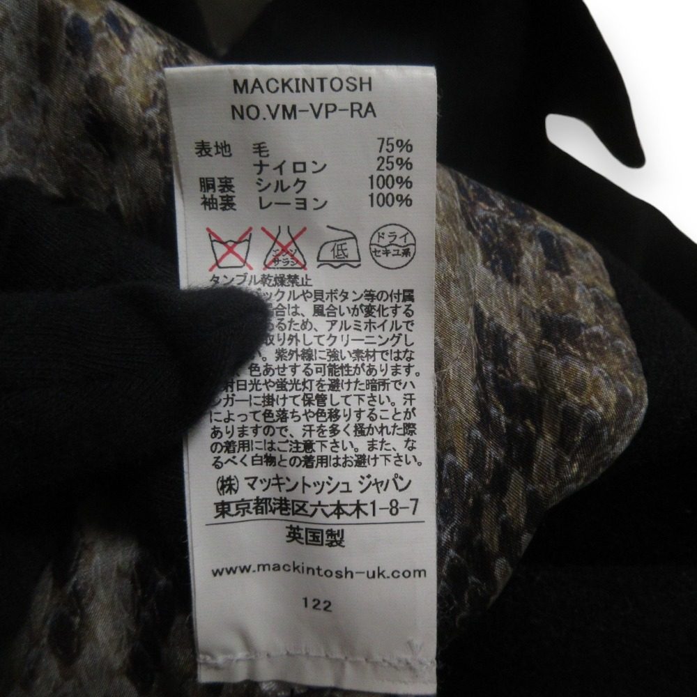 マッキントッシュ ウール ブレンド コート