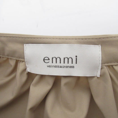 emmi リラクシー ボリューム スリーブ ドレス