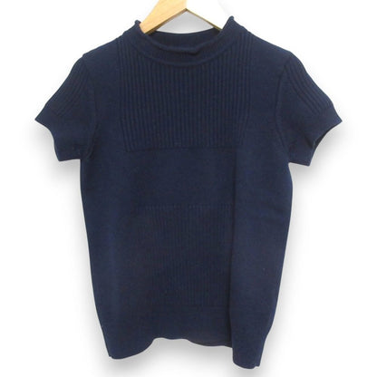 エルメス カシミヤ ショートスリーブリブニットセーター36