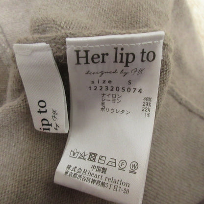 Herlipto バック リボン ウール ブレンド ニット 2way セット