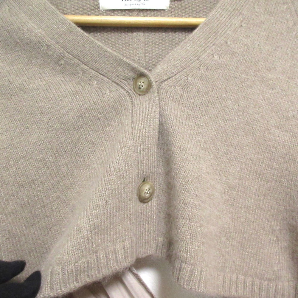 Herlipto バック リボン ウール ブレンド ニット 2way セット