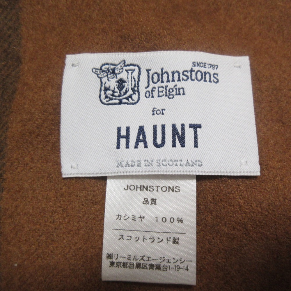 ジョンストンズ オブ エルガン HAUNT 限定 カシミヤ ストール