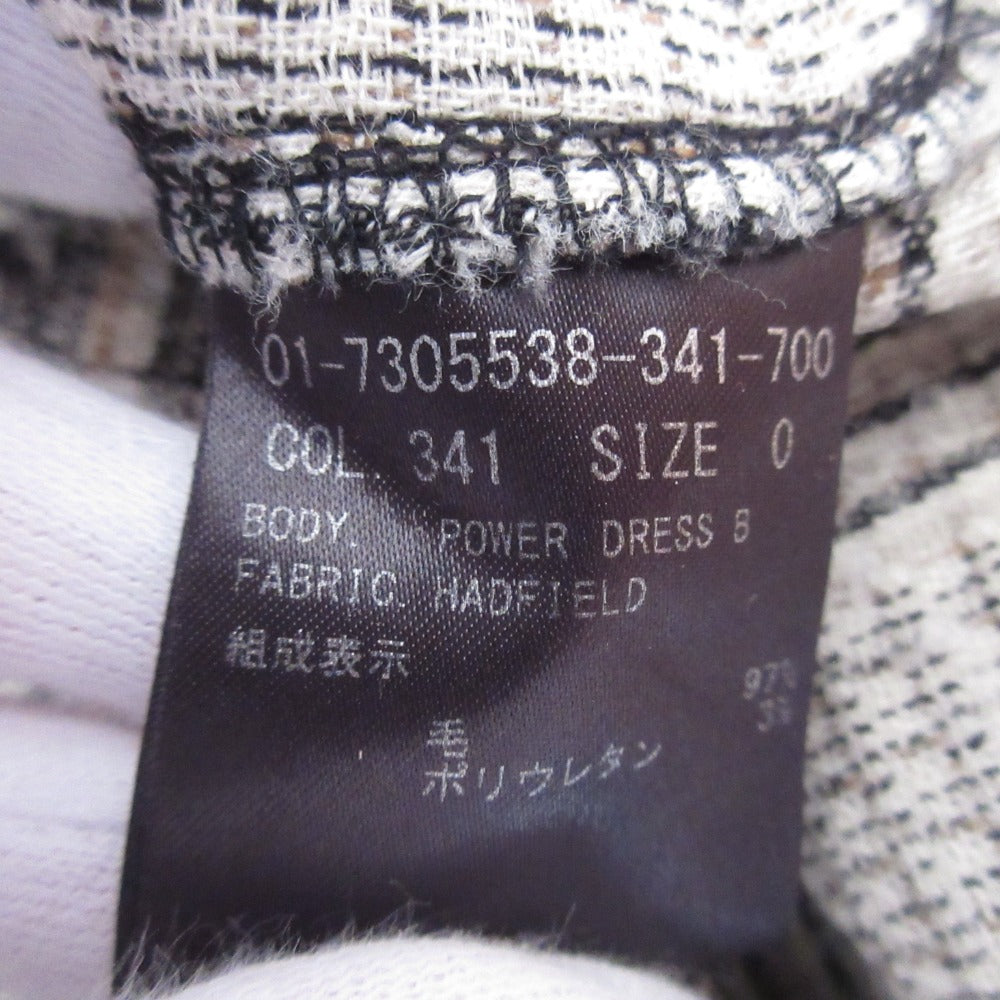 セオリー グレンチェックノースリーブワンピース