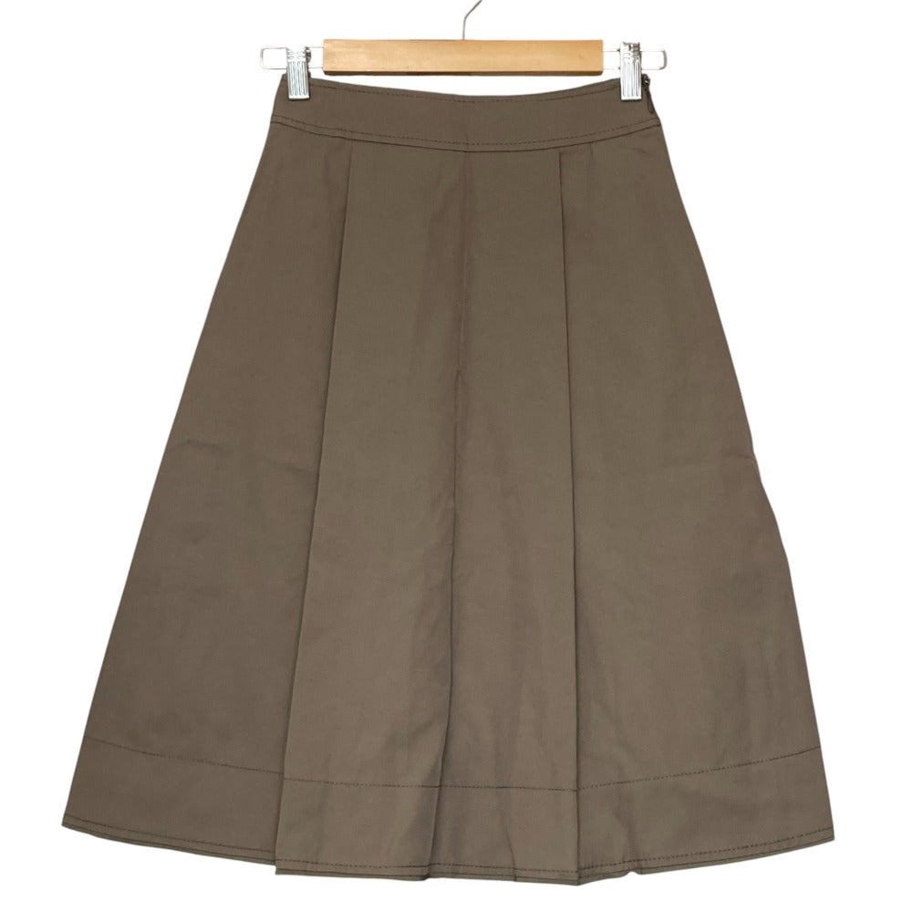 ランバンコレクション タックフレアスカート