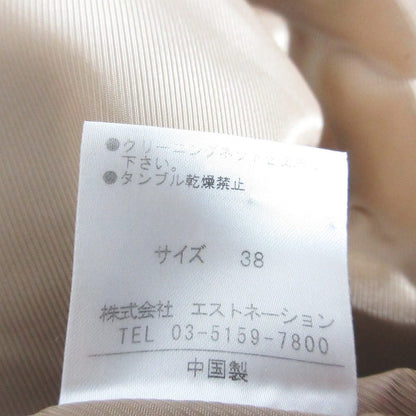 ESTNATION bis ウール ノーカラー コート