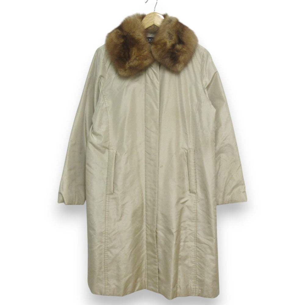 FOXEY BOUTIQUE セーブルファー シルク ダウンコート
