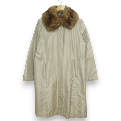 FOXEY BOUTIQUE セーブルファー シルク ダウンコート