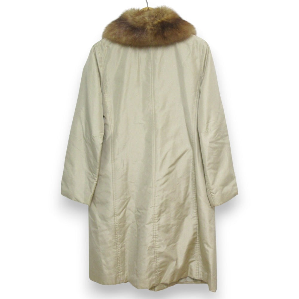 FOXEY BOUTIQUE セーブルファー シルク ダウンコート