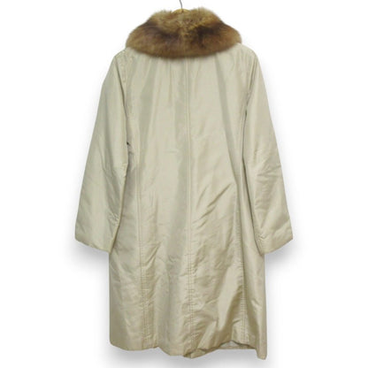 FOXEY BOUTIQUE セーブルファー シルク ダウンコート