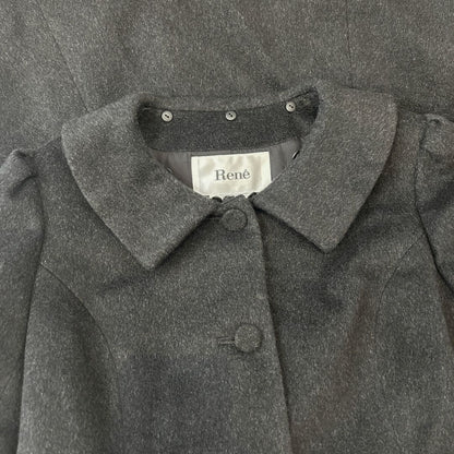 Rene RISSUE ファブリック 100% カシミア コート