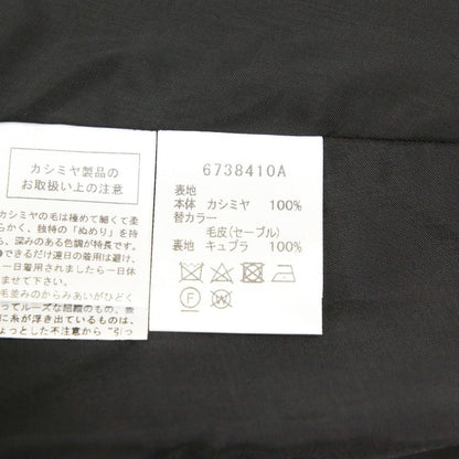 Rene RISSUE ファブリック 100% カシミア コート