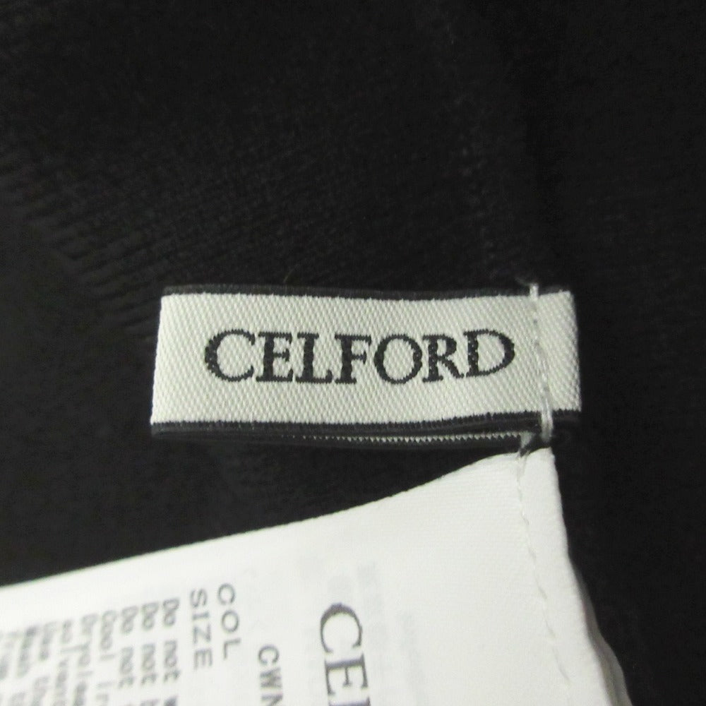CELFORD ファートリムペプラムニットプルオーバー