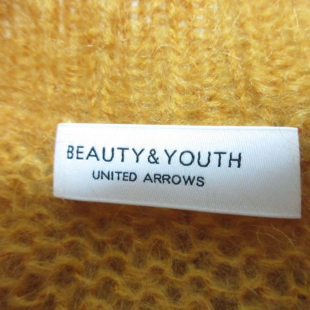 BEAUTY&YOUTH モヘアVネックニット