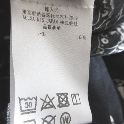 オールセインツ プリント レーヨン シャツ