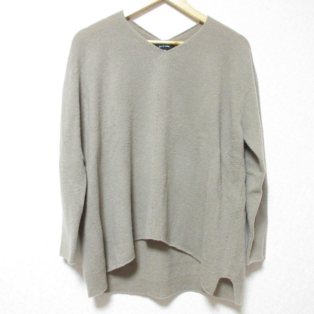 pas de calais ソフト ウール ブークレ ニット