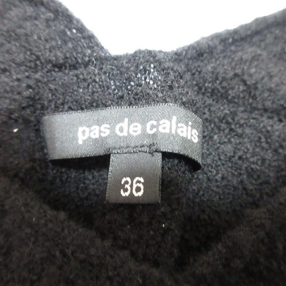 pas de calais ウール ブークレ Vネック プルオーバー
