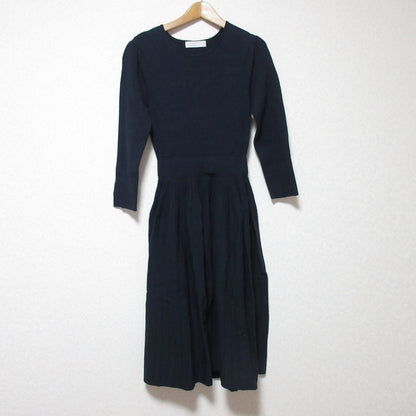 CELFORD プリーツ見えニットワンピース