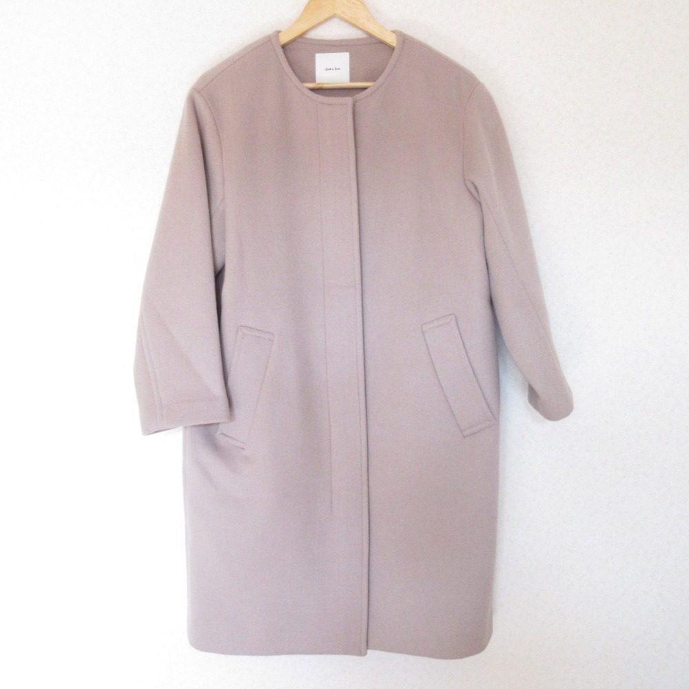 Spick and Span ノーカラー コート