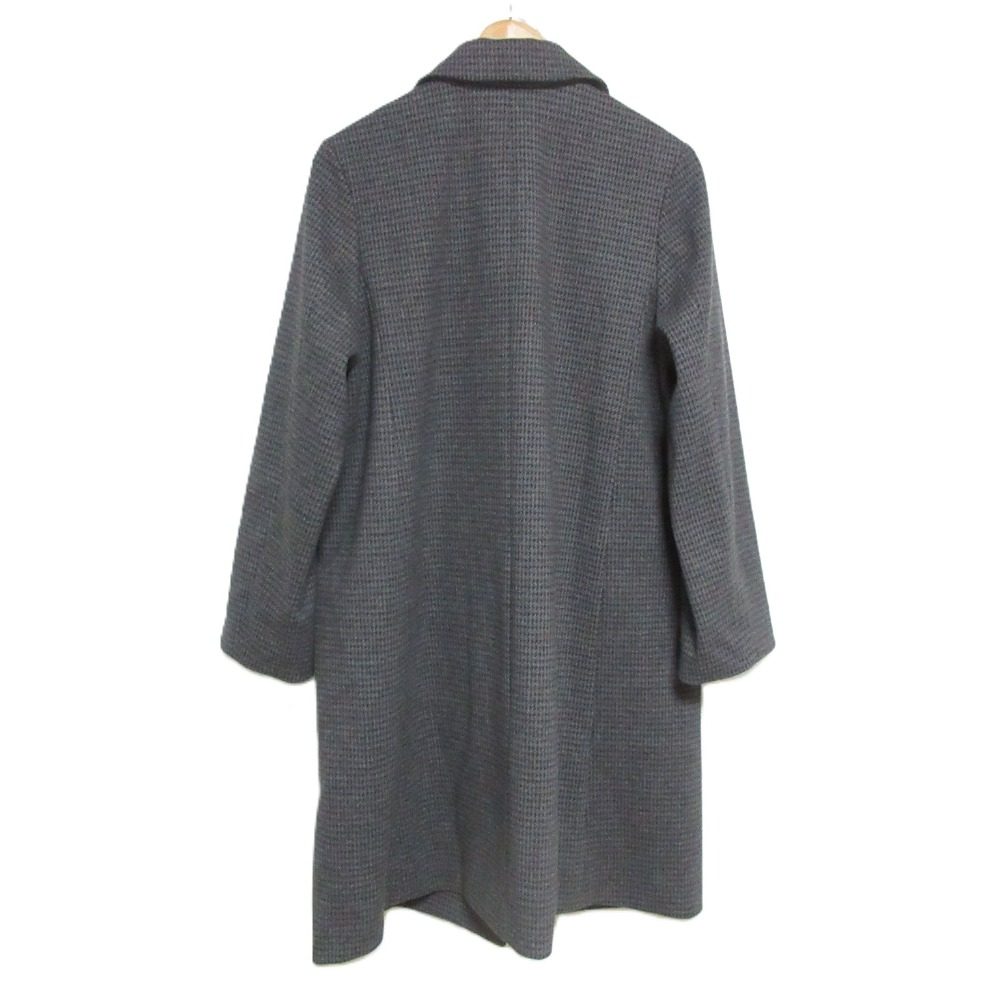 GLOBAL WORK ハウンドトゥース ストレッチ コート