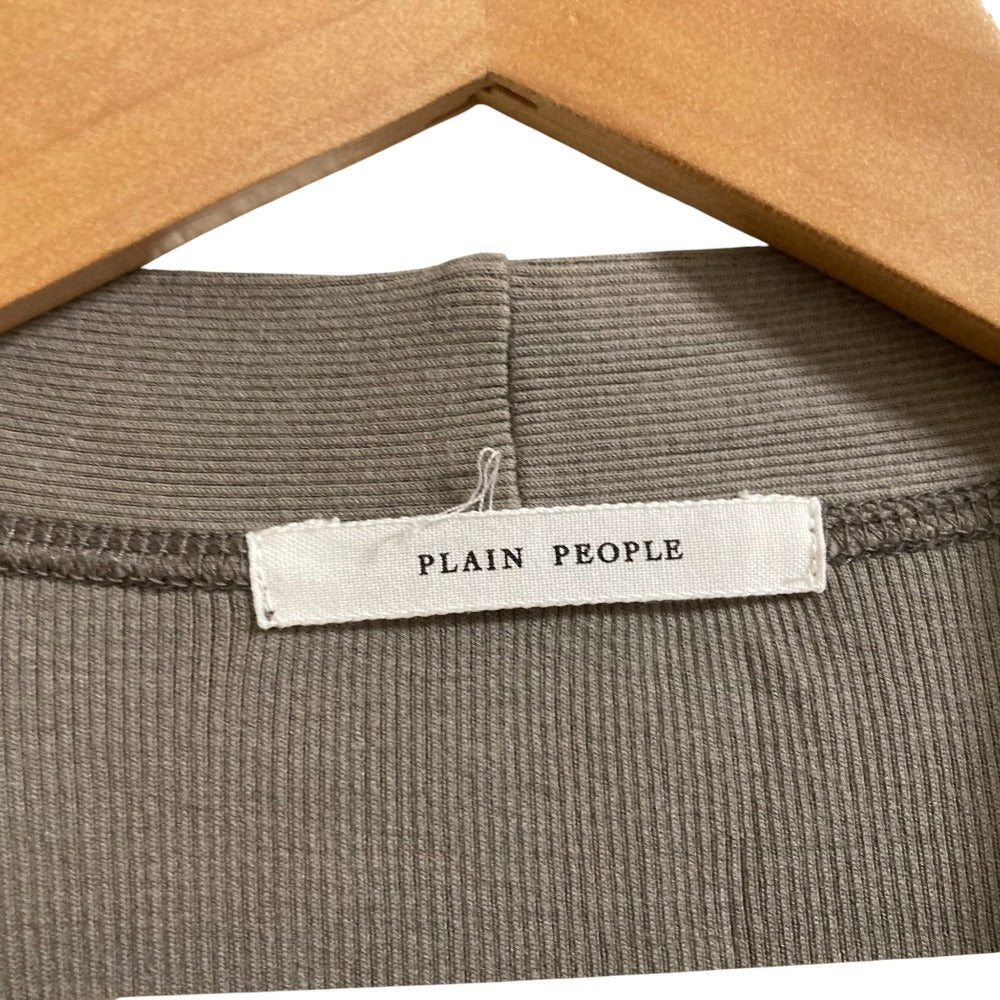 PLAIN PEOPLE ニットロングカーディガン