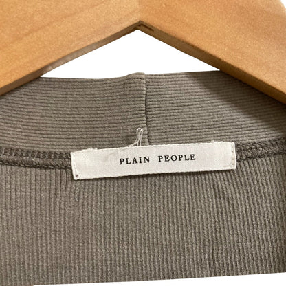 PLAIN PEOPLE ニットロングカーディガン