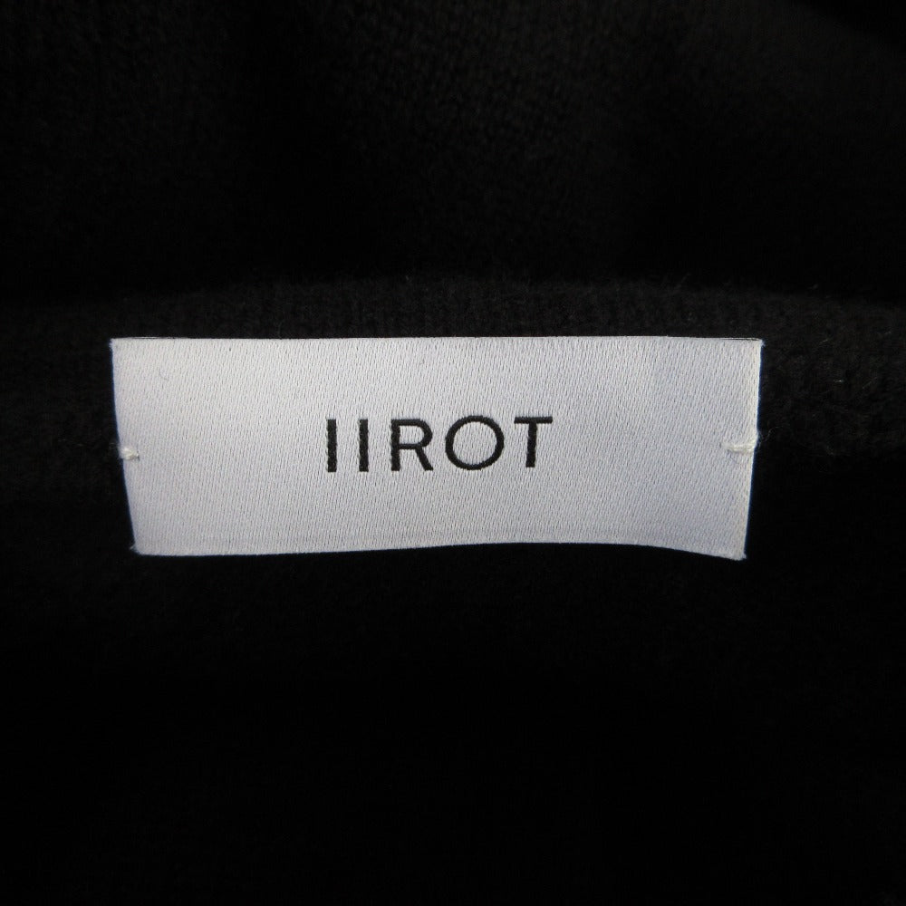 イロット Drape hoodie ニットフーディー