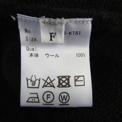 イロット Drape hoodie ニットフーディー
