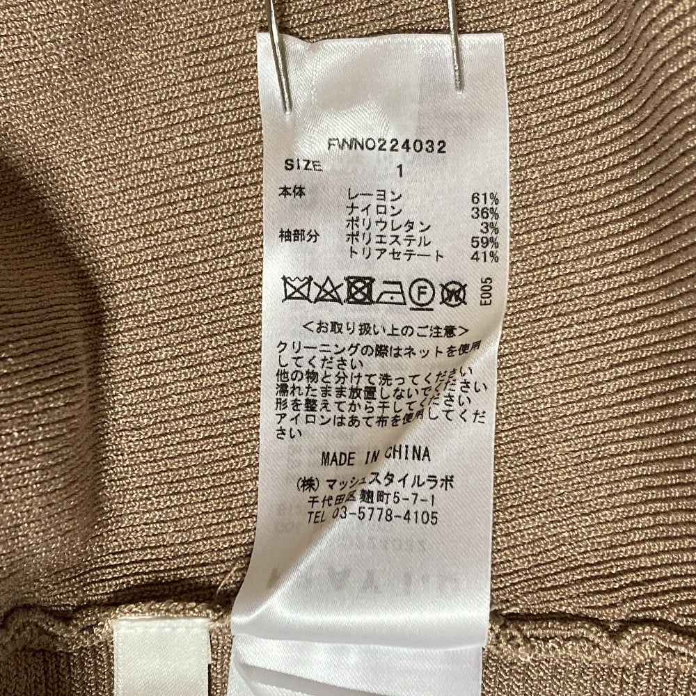 FRAY I.D シアーフリーニットワンピース