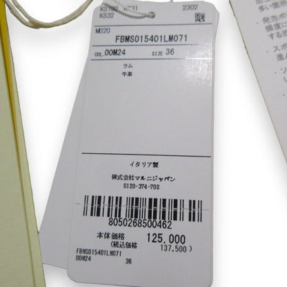 マルニ FB CRISCROSS STRAP ファー フスベットサンダル