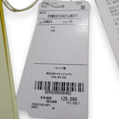 マルニ FB CRISCROSS STRAP ファー フスベットサンダル