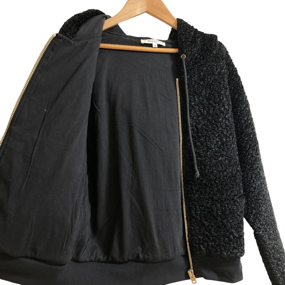 CARVEN プードルニットフーディジップパーカー
