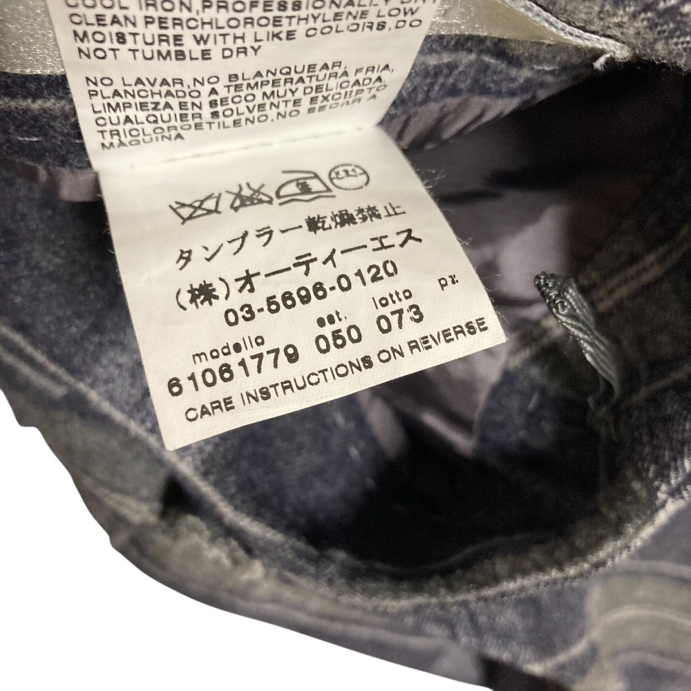 マックスマーラ チェック ウールスカート