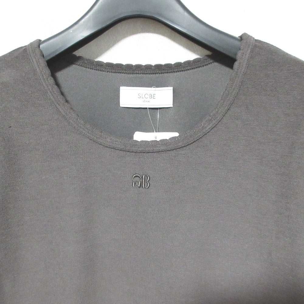 SLOBE IENA SB 刺繍 長袖 Tシャツ