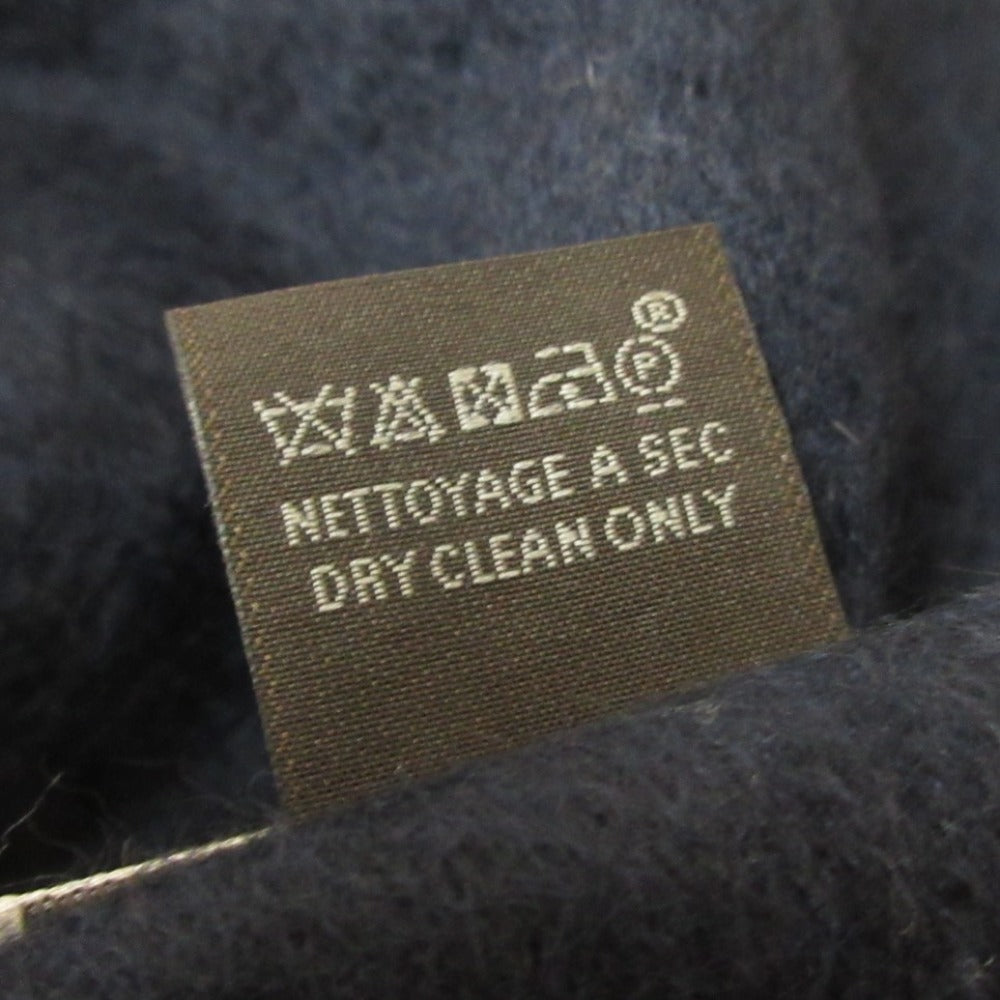エルメス 刺繍ロゴ 100% カシミア スカーフ