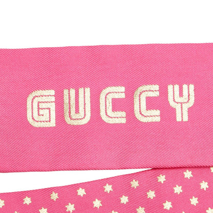グッチ GUCCY SEGA ロゴ シルク スカーフ
