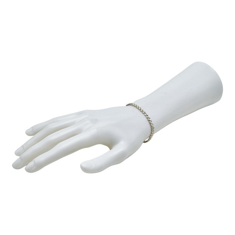 K18WGホワイトゴールドブレスレット