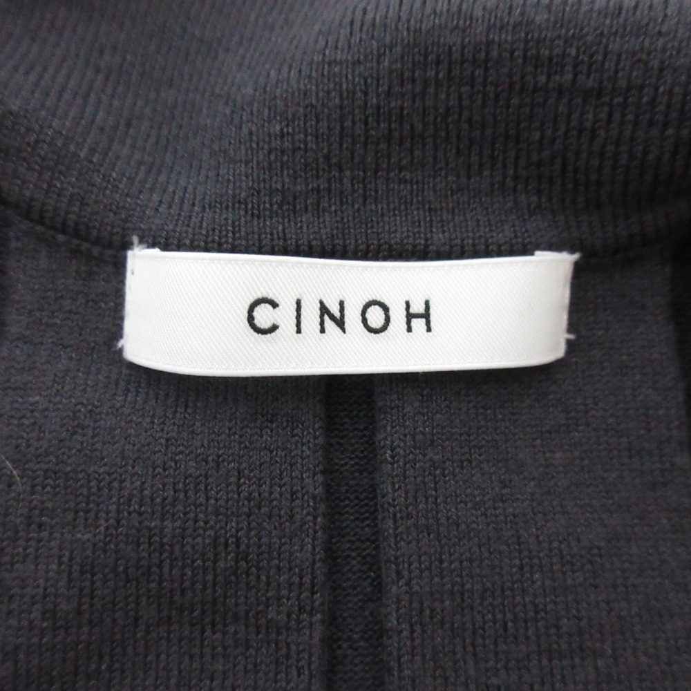 CINOH ジップ ニット ドレス