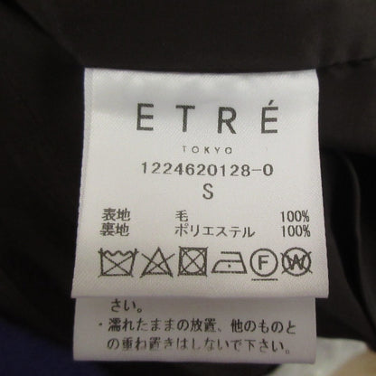ETRE TOKYO 100% ウール ワーク ワイド パンツ