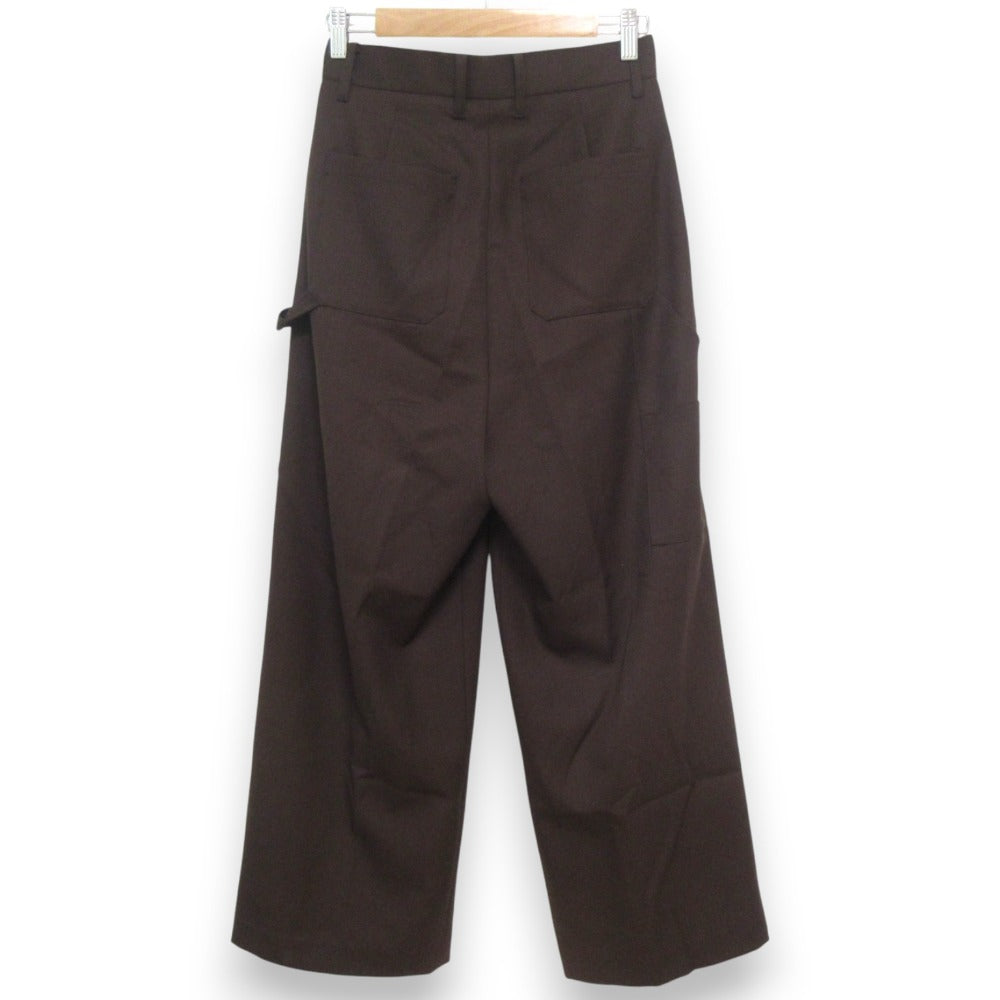 ETRE TOKYO 100% ウール ワーク ワイド パンツ