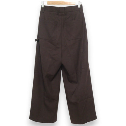 ETRE TOKYO 100% ウール ワーク ワイド パンツ