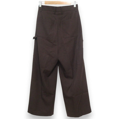 ETRE TOKYO 100% ウール ワーク ワイド パンツ