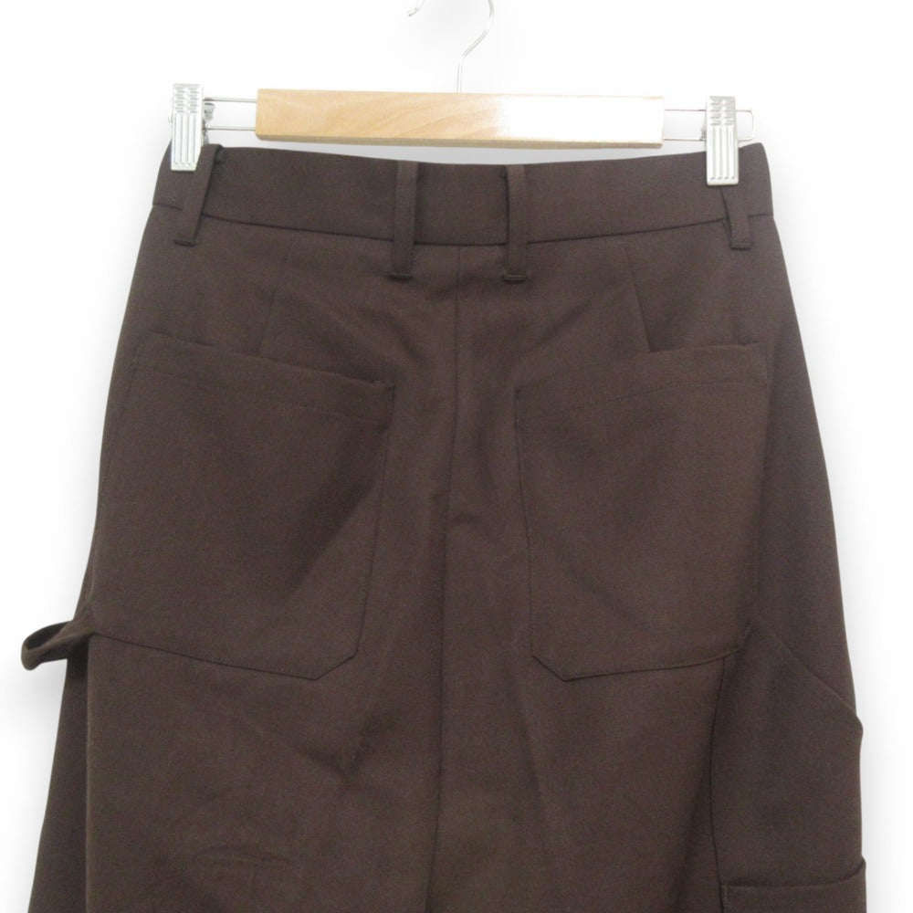 ETRE TOKYO 100% ウール ワーク ワイド パンツ