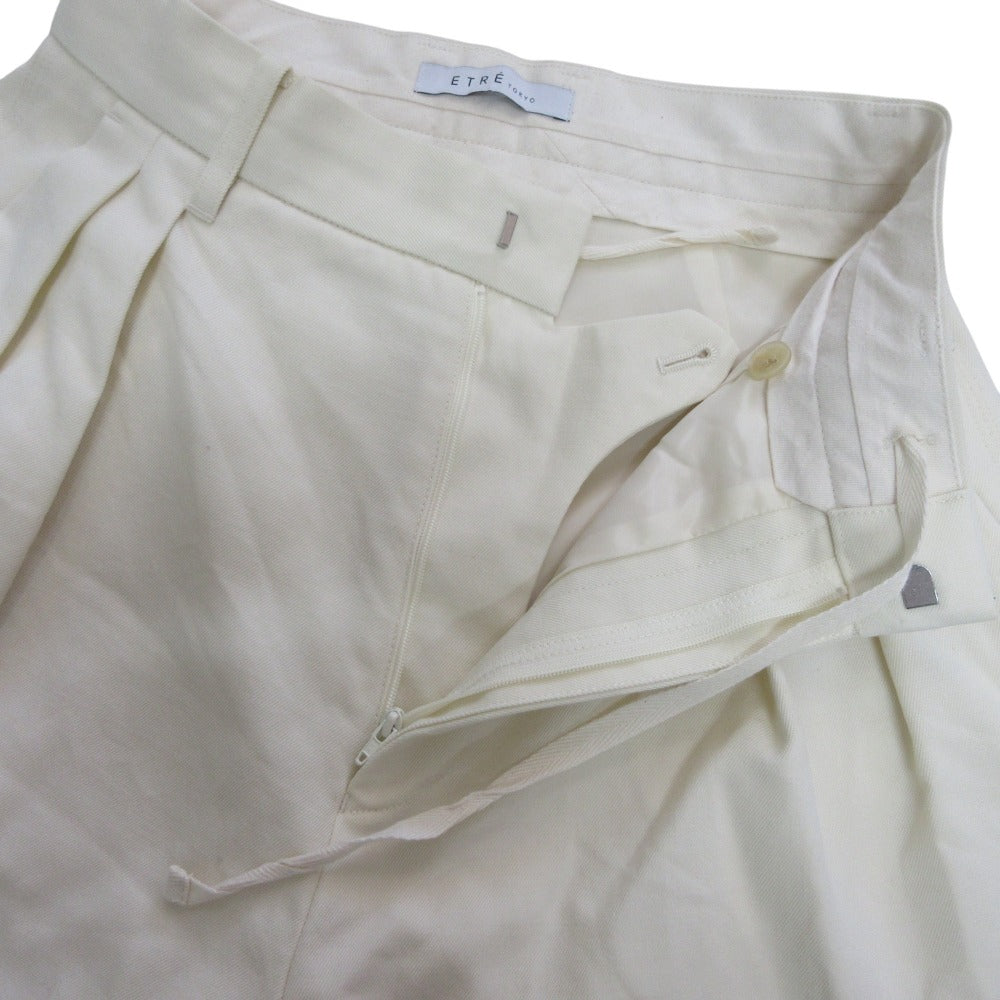 ETRE TOKYO ウール ワイド パンツ