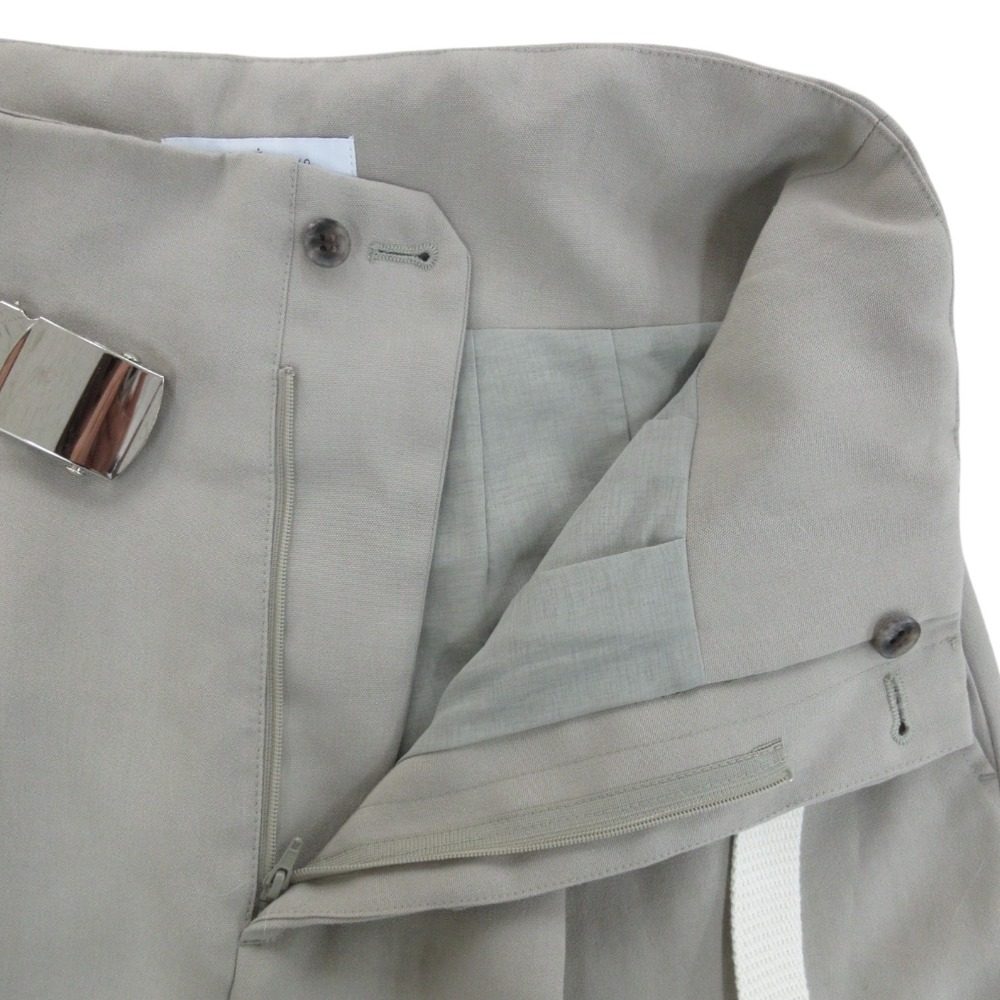 ETRE TOKYO ハイ ウエスト セミ ワイド パンツ