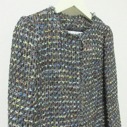 Mystrada × 安西こずえ コラボ ツイード ロング ジャケット