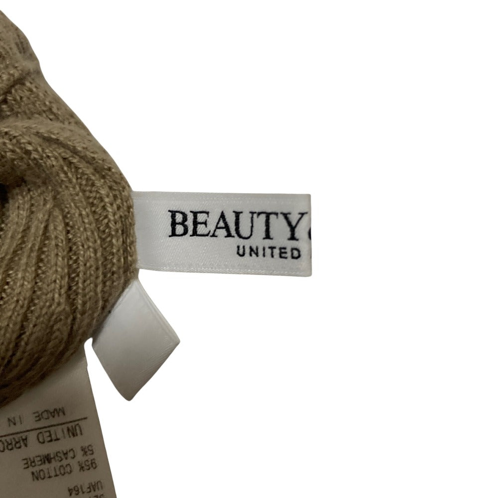 BEAUTY&YOUTH カシミヤブレンドリブニットスカート